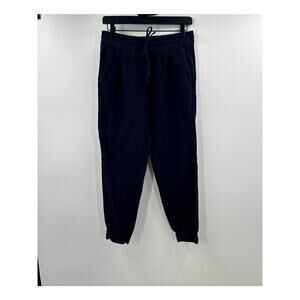 Rebecca Taylor Gauze Pull On Navy Jogger Drawstring Pant Size 2